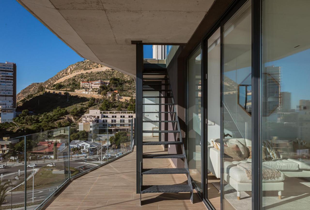 Modern Sea Front Jacuzzi Blue Sky Daire Alicante Dış mekan fotoğraf